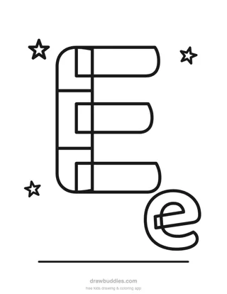 Letter E