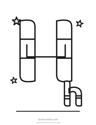 Letter H