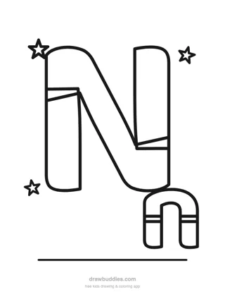 Letter N