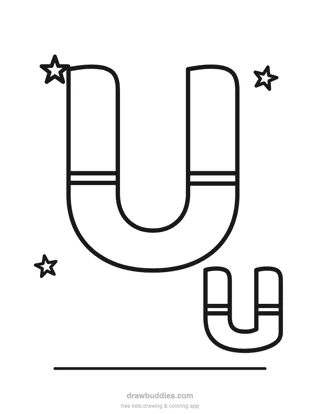 Letter U