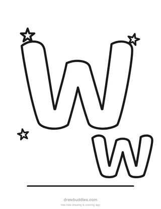 Letter W