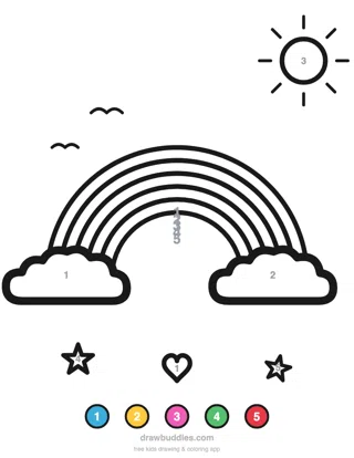 Rainbow — Color by number